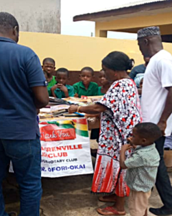 Provision of school supplies to the preschool